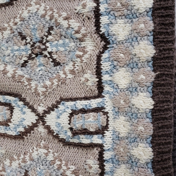 Vintage Handcrafted Cotton Ramie Bulky Sweater by Jennifer & Co. M - Picture 10 of 14